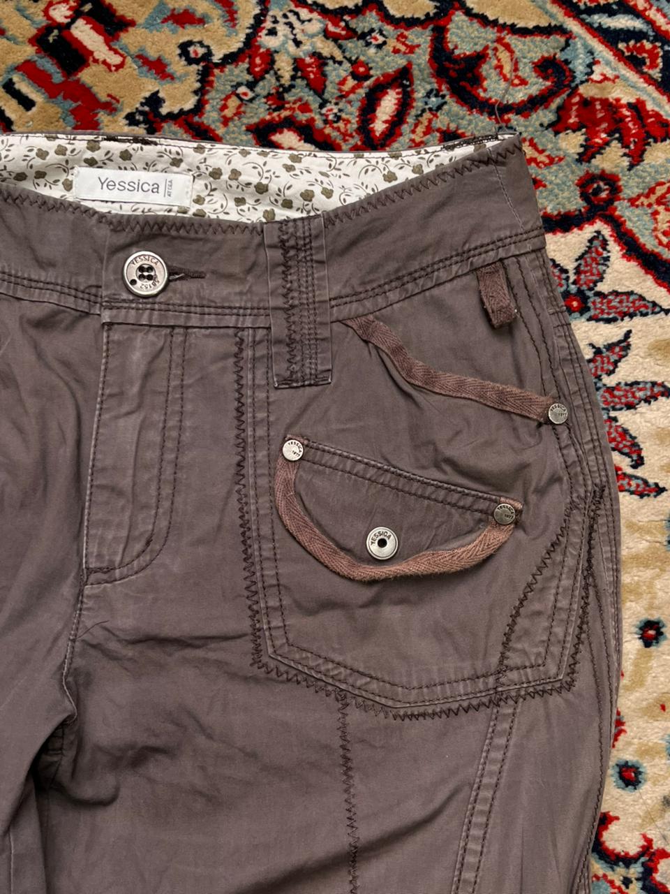 Yessica C&A Women Brown Cargo Pants