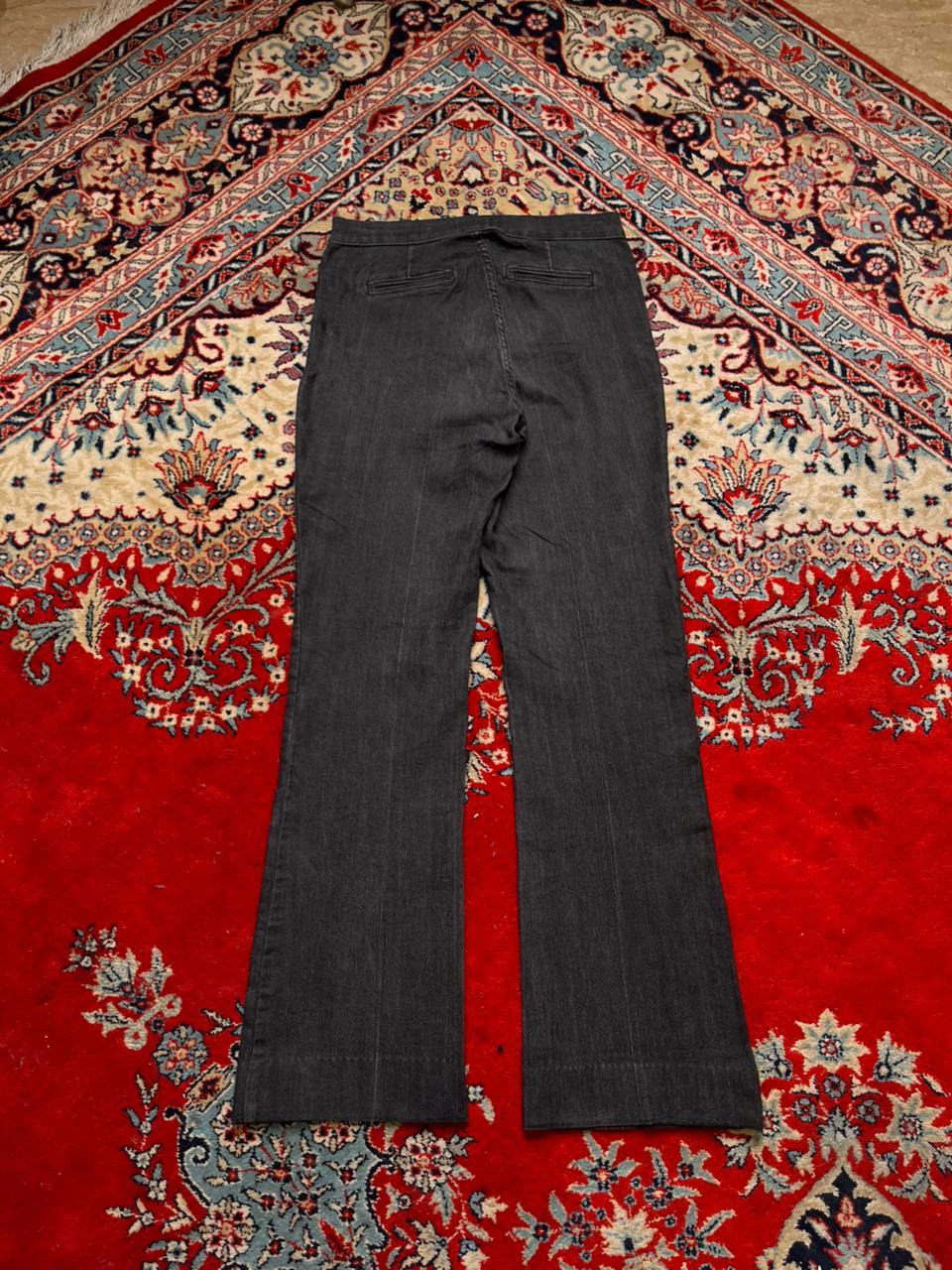 NYDJ Women Charcoal Grey Stretchable BOOTCUT PANTS