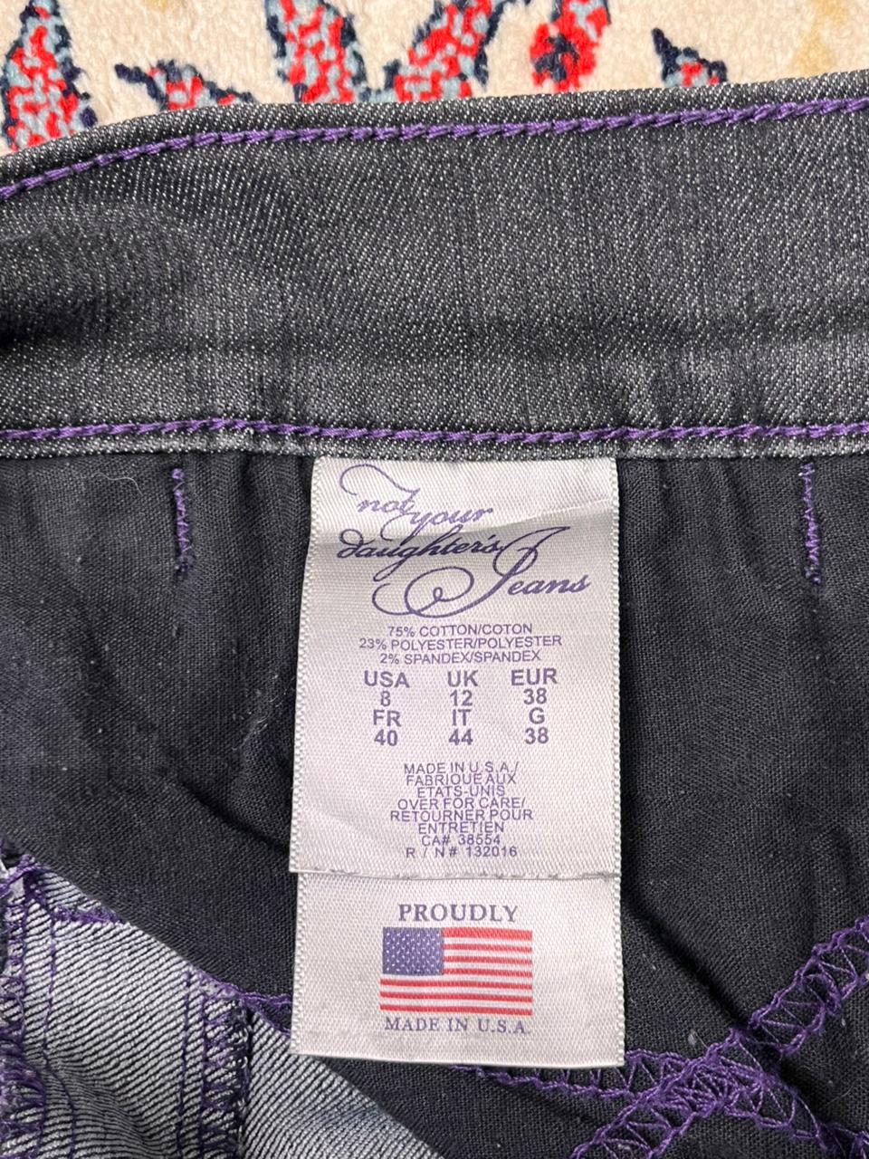 NYDJ Women Charcoal Grey Stretchable BOOTCUT PANTS