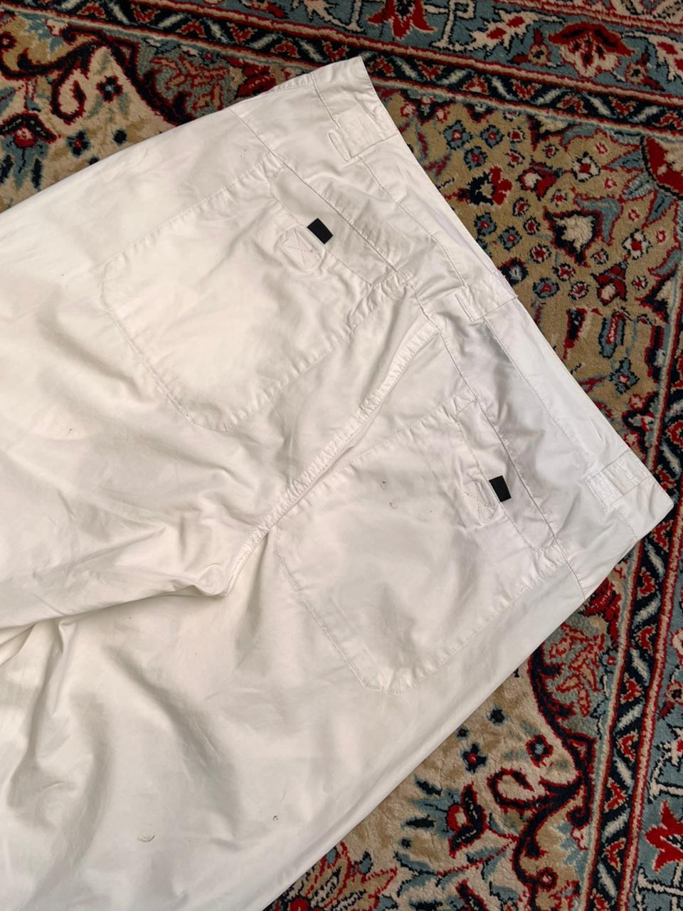 H&M Sport White Baggy Non stretch Cargos