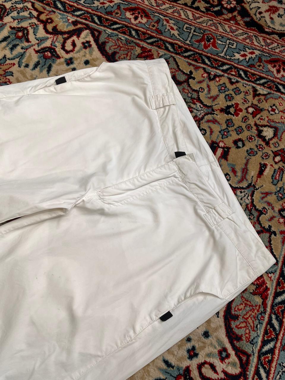 H&M Sport White Baggy Non stretch Cargos