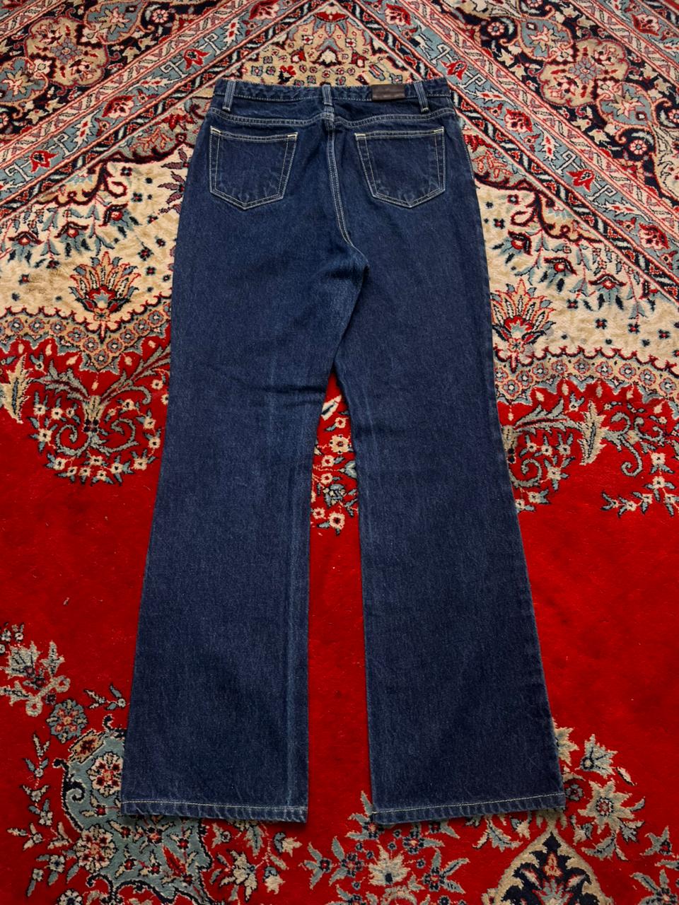 Lands End Women Dark Indigo BootCut Jeans