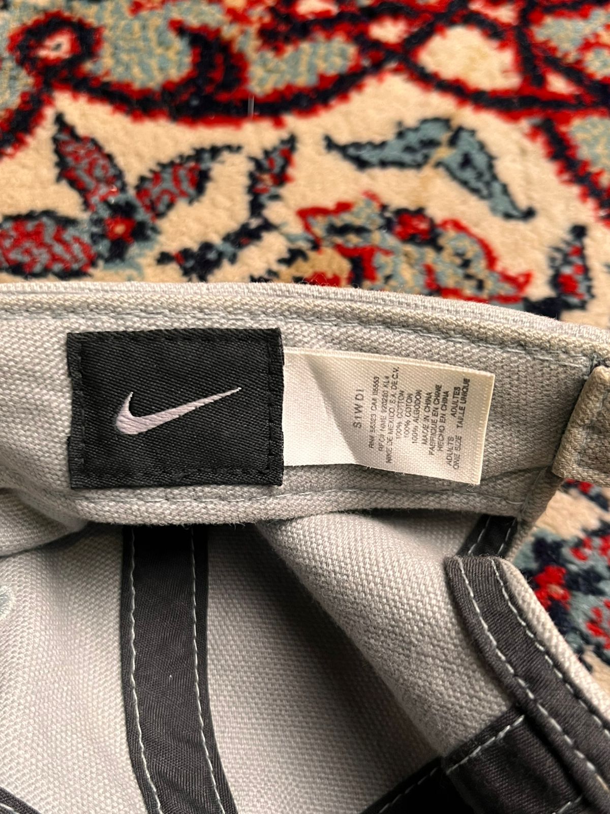 Vintage Nike Heritage 86 Light Gray Canvas Cap