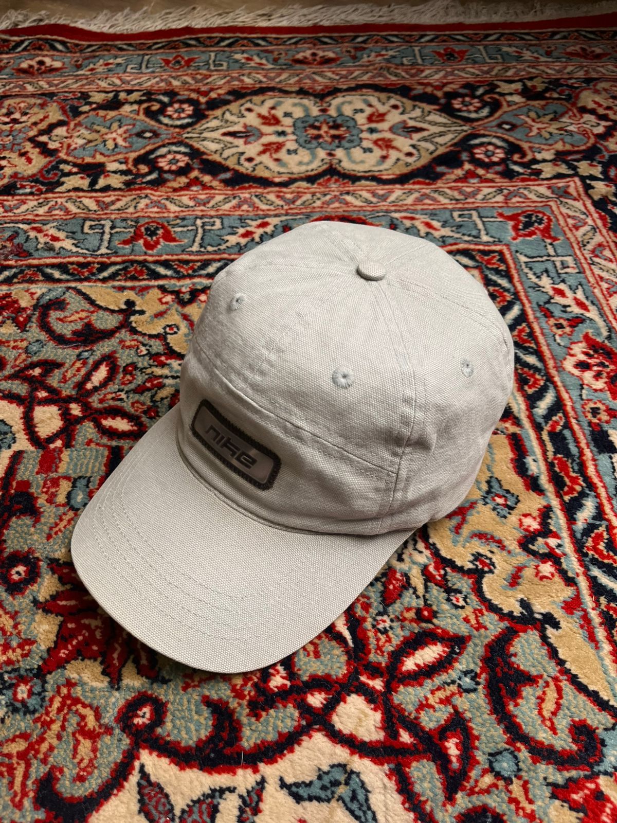 Vintage Nike Heritage 86 Light Gray Canvas Cap