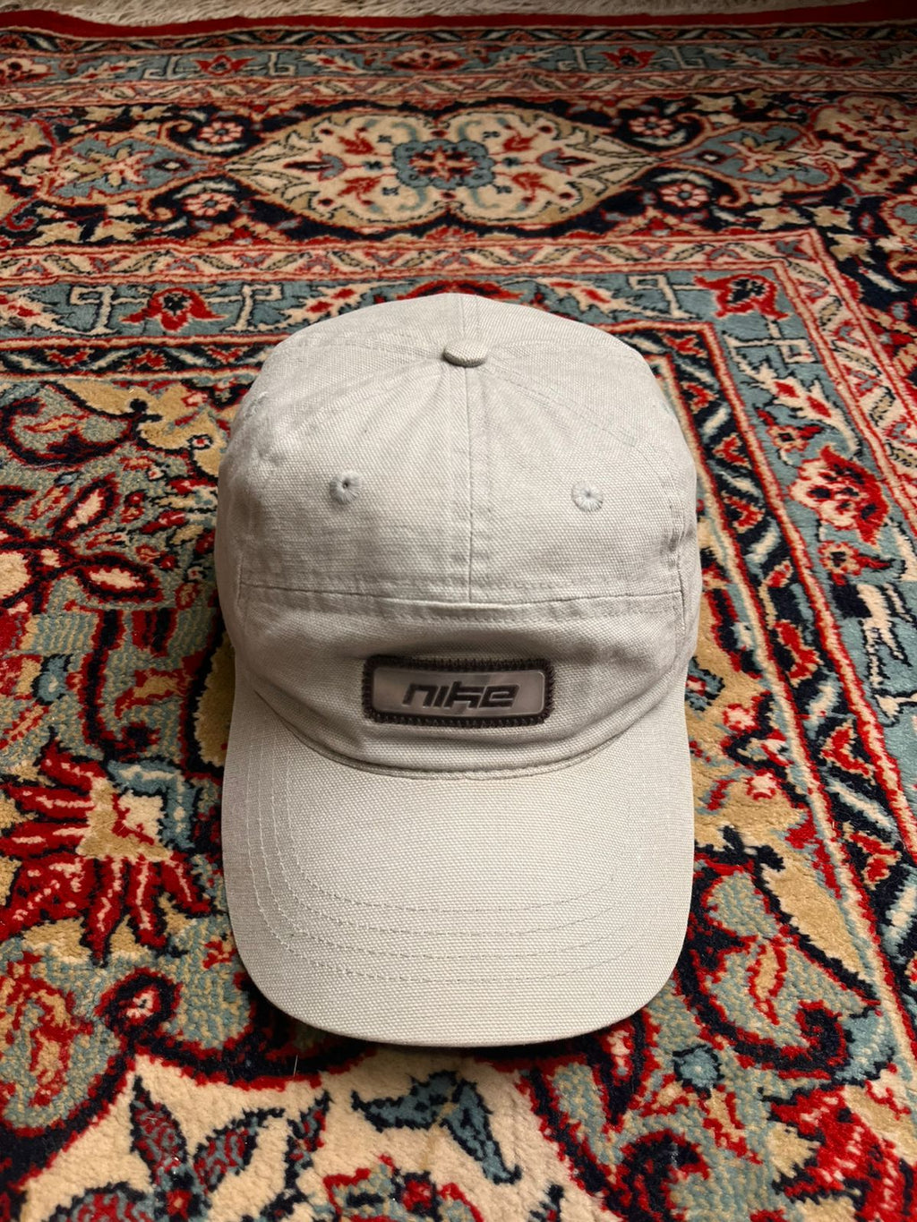 Vintage Nike Heritage 86 Light Gray Canvas Cap