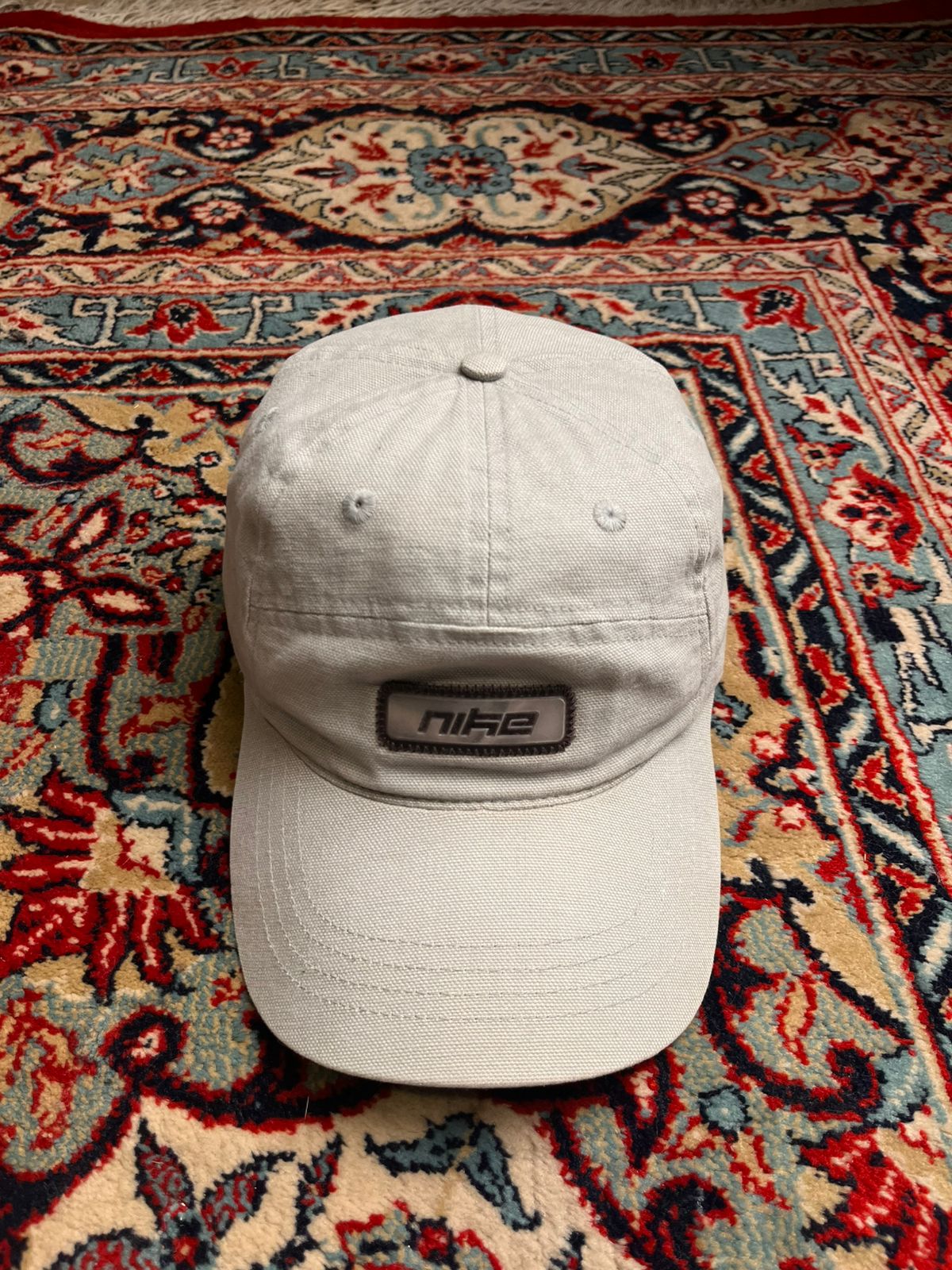 Vintage Nike Heritage 86 Light Gray Canvas Cap