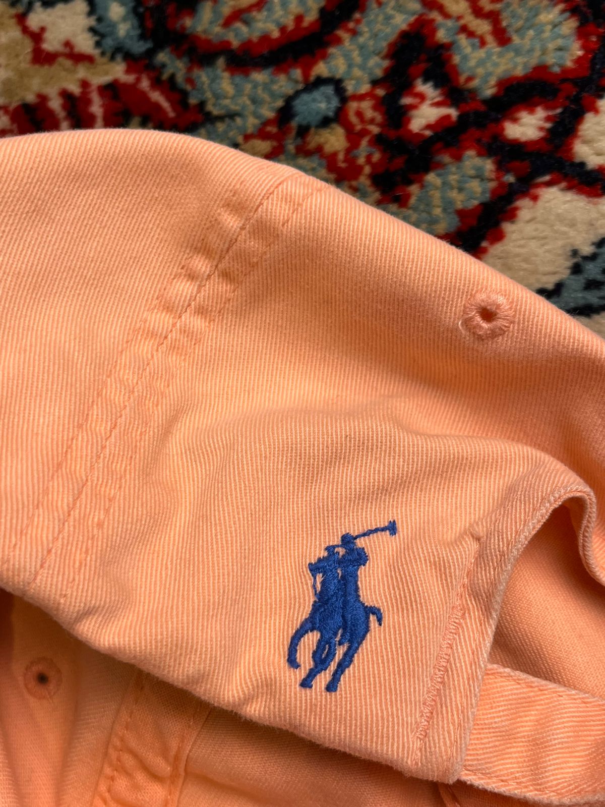 Vintage Polo Ralph Lauren Peach Coral Pink CAP