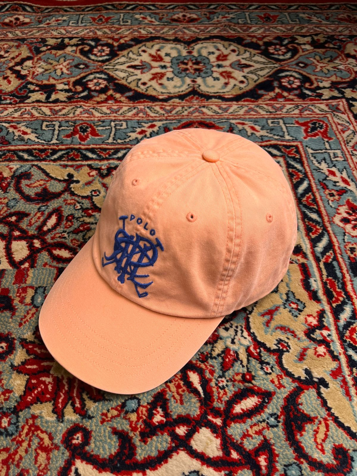 Vintage Polo Ralph Lauren Peach Coral Pink CAP