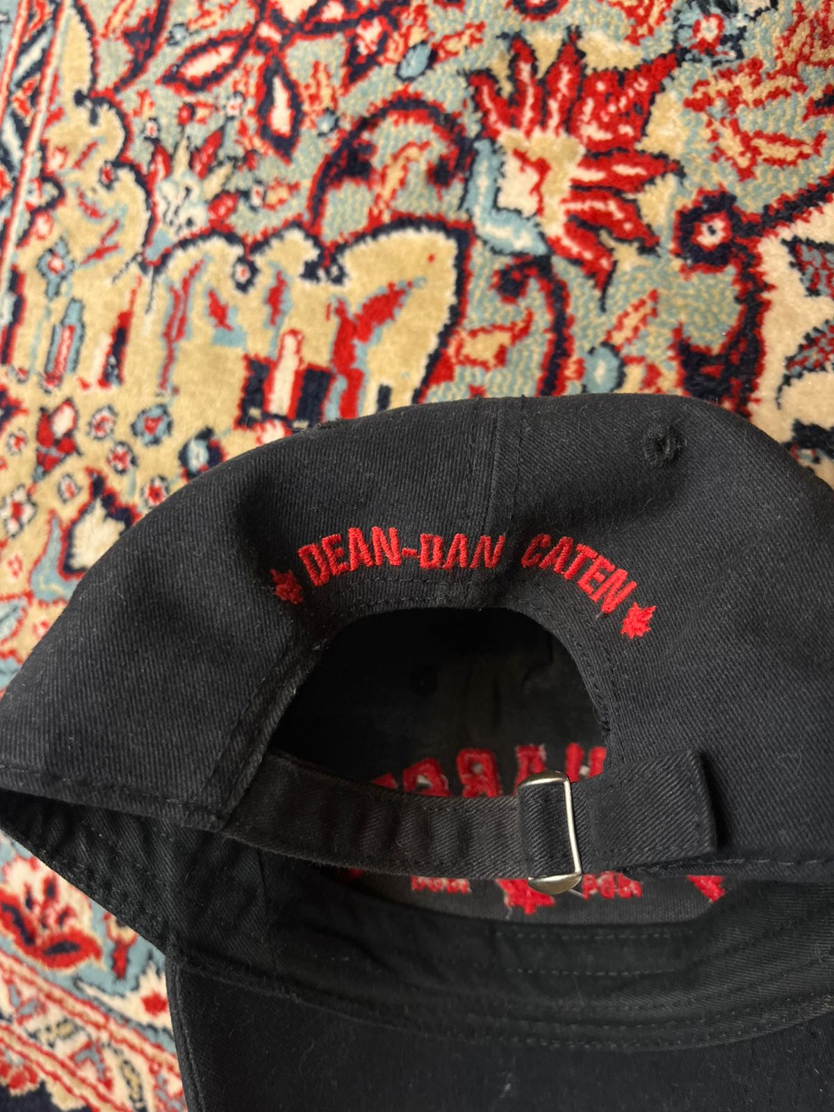 DSQUARED2 Brotherhood Black Baseball Cap