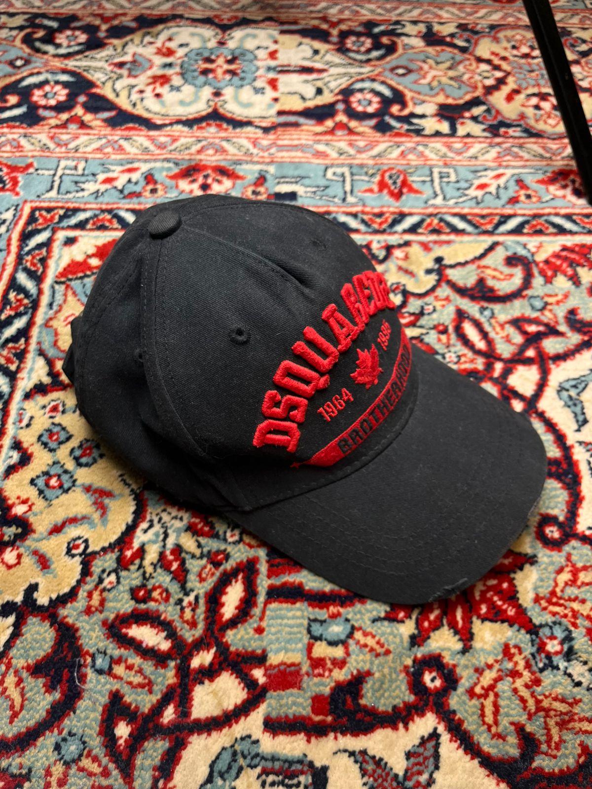 DSQUARED2 Brotherhood Black Baseball Cap