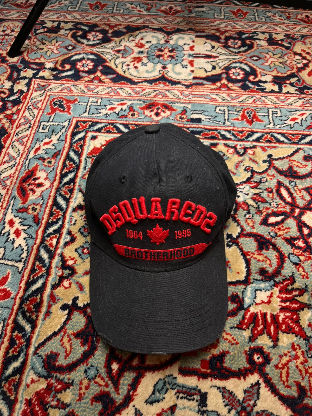 DSQUARED2 Brotherhood Black Baseball Cap