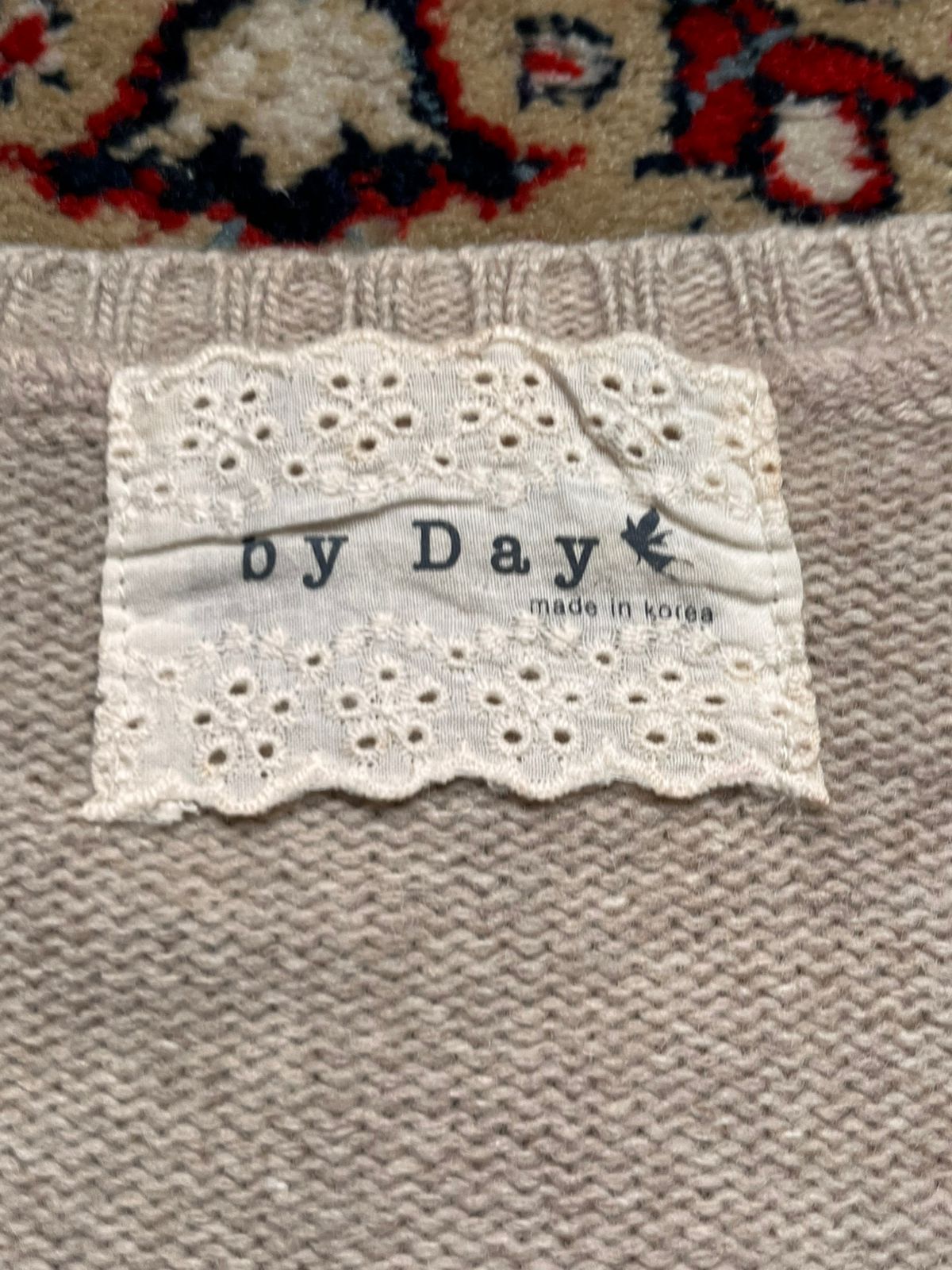 By Day Women’s Beige V-Neck Cardigan