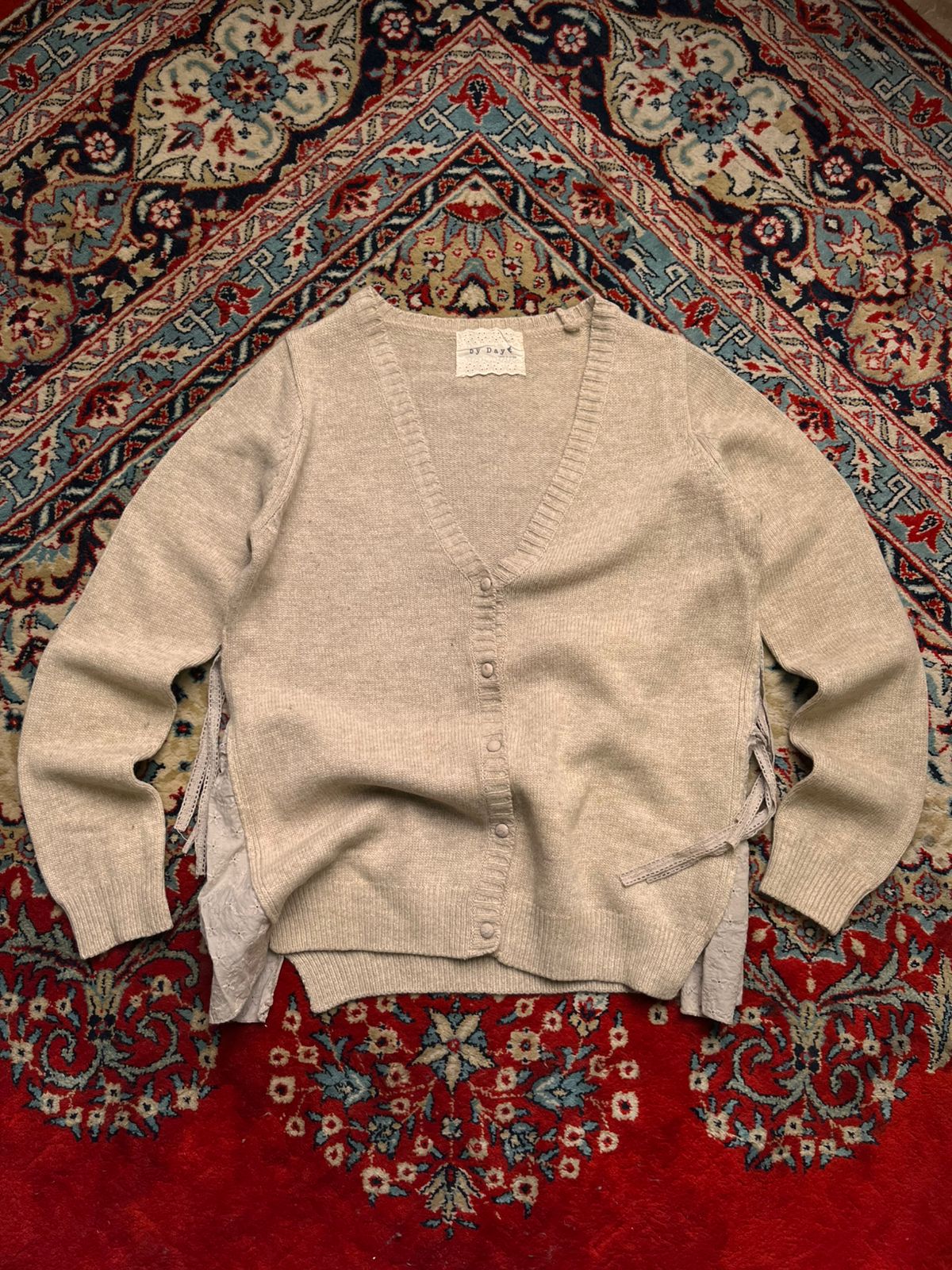 By Day Women’s Beige V-Neck Cardigan