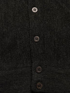 Vintage Women Relaxed Chemise Lacoste  Charcoal Gray Cardigan Sweater