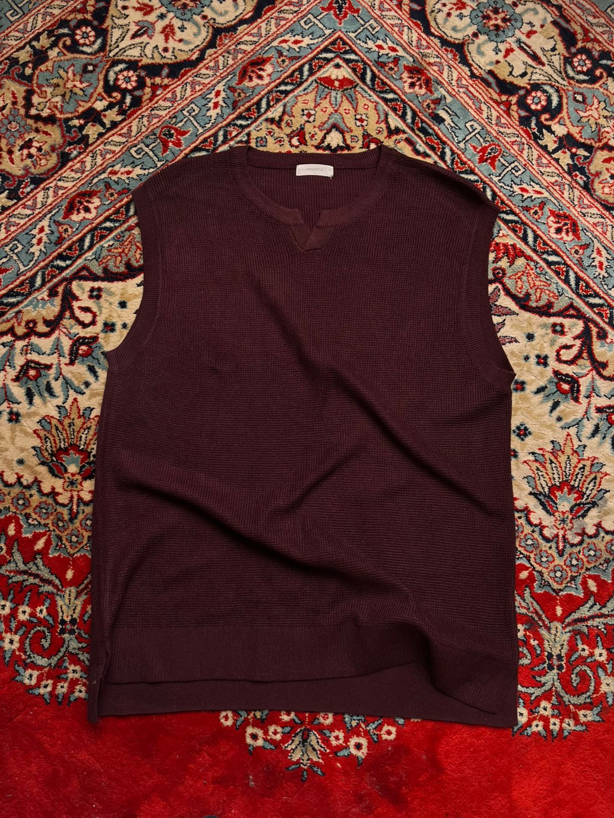PROJECT M Meroon Knit Vest