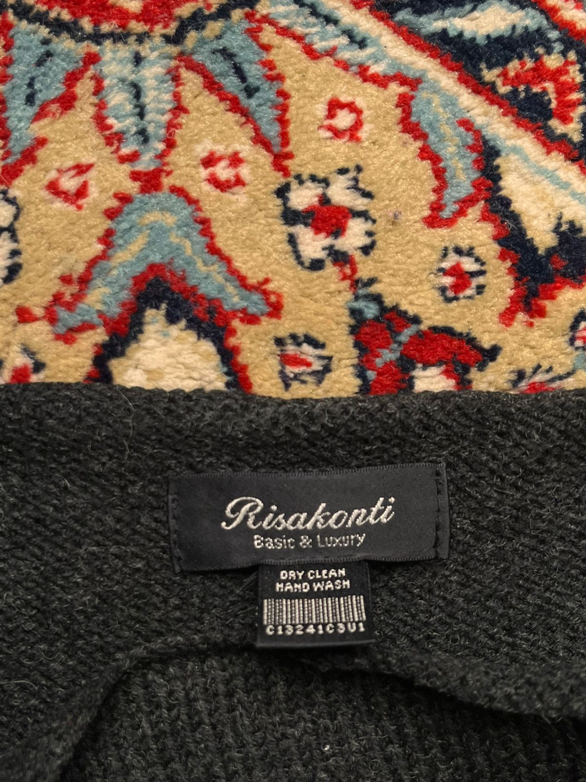 Risakonti Women Charcoal Gray Sleeveless Mock Neck Knit Sweater