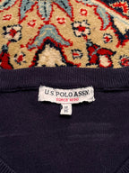 U.S. Polo Assn. Navy Blue Lightweight Crewneck Sweater
