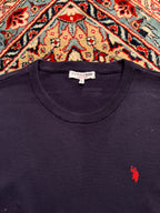 U.S. Polo Assn. Navy Blue Lightweight Crewneck Sweater