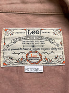 Vtg Lee Kanswear Mens Salmon Pink Harrington Bomber Jacket