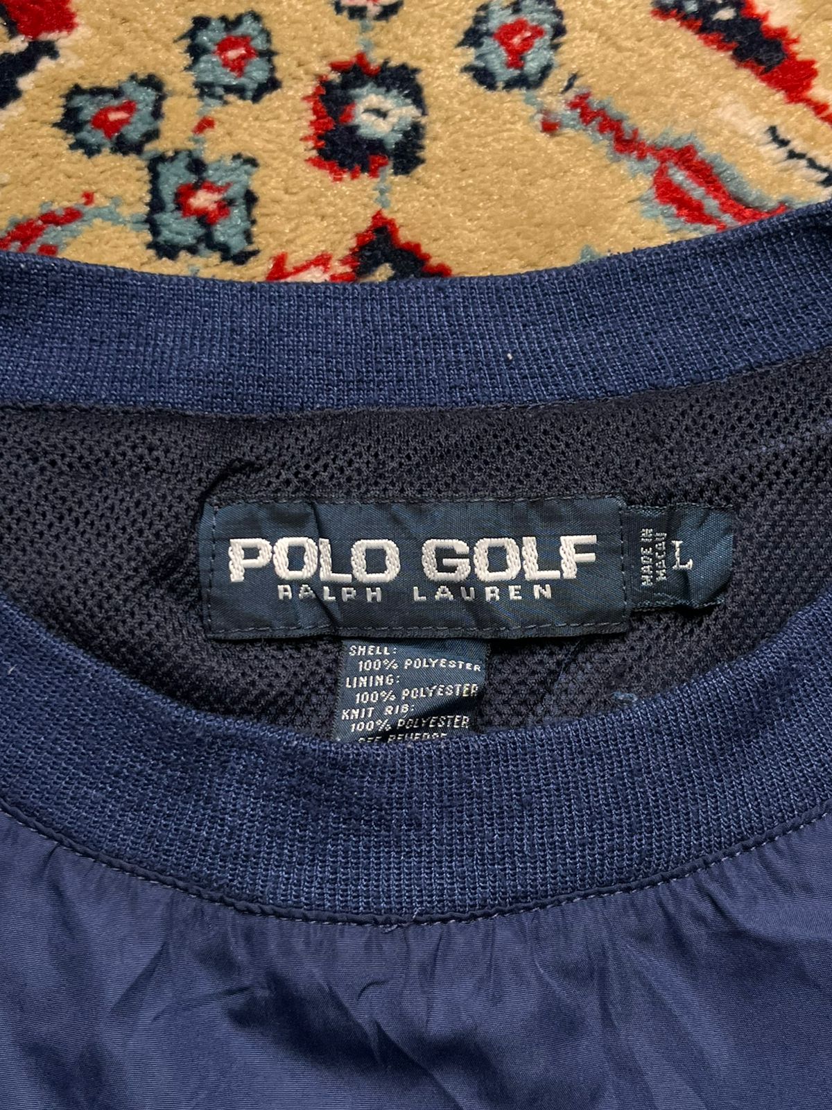 Vintage Polo Ralph Lauren Golf Windbreaker Pullover Jacket