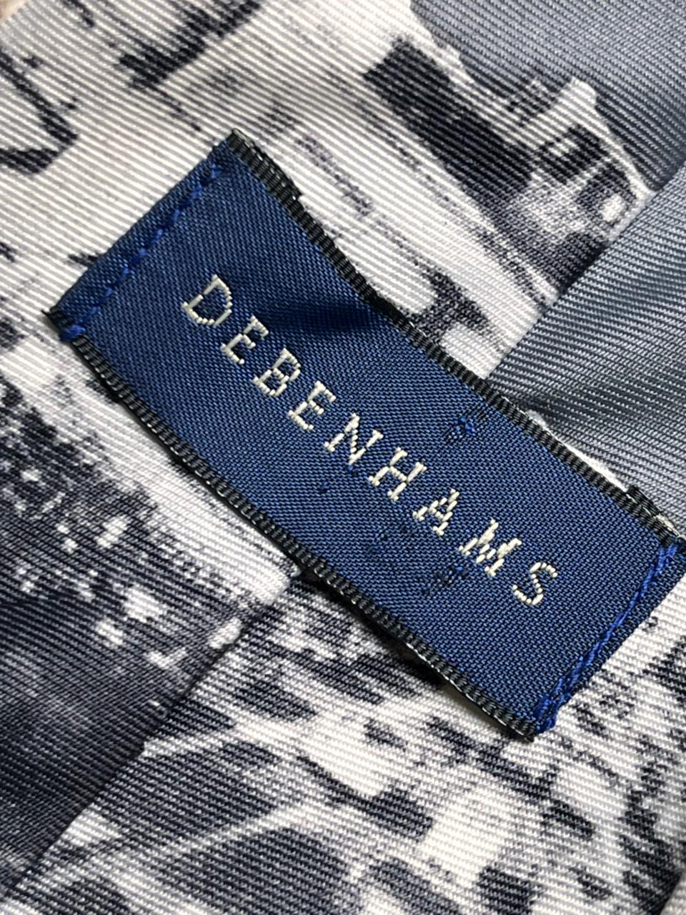 Debenhams Retro Black and White Photographic City Street Scene tie