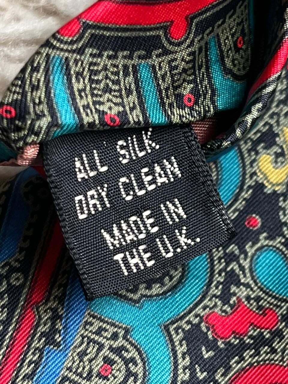 Vintage Welch Margetson London Silk Paisley tie