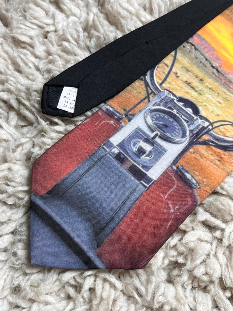 Harley-Davidson Tank  Sunset Motorcycle Ralph Marlin Tie