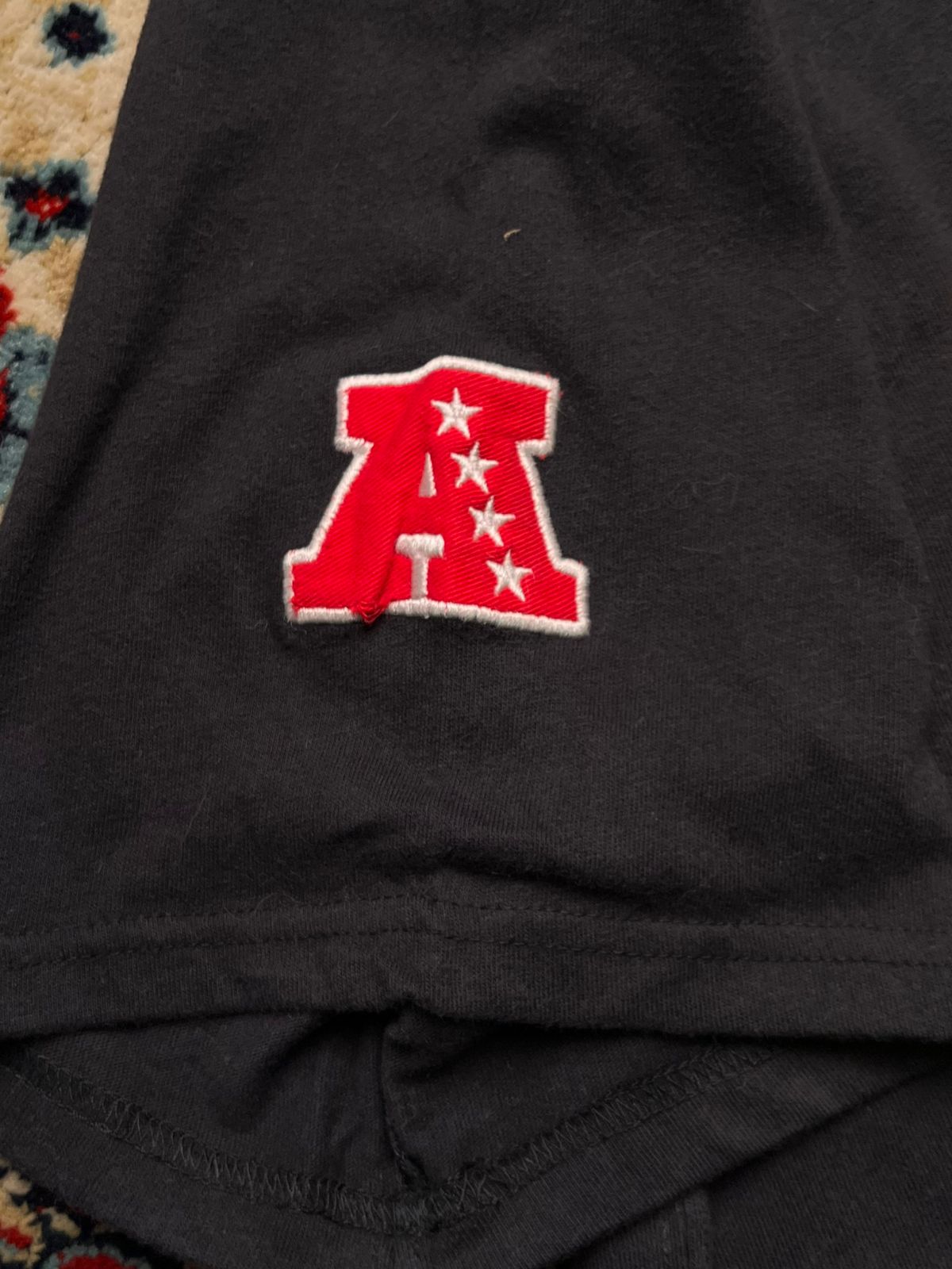 NFL Team Apparel Pittsburgh Steelers Black Football Graphic TEE