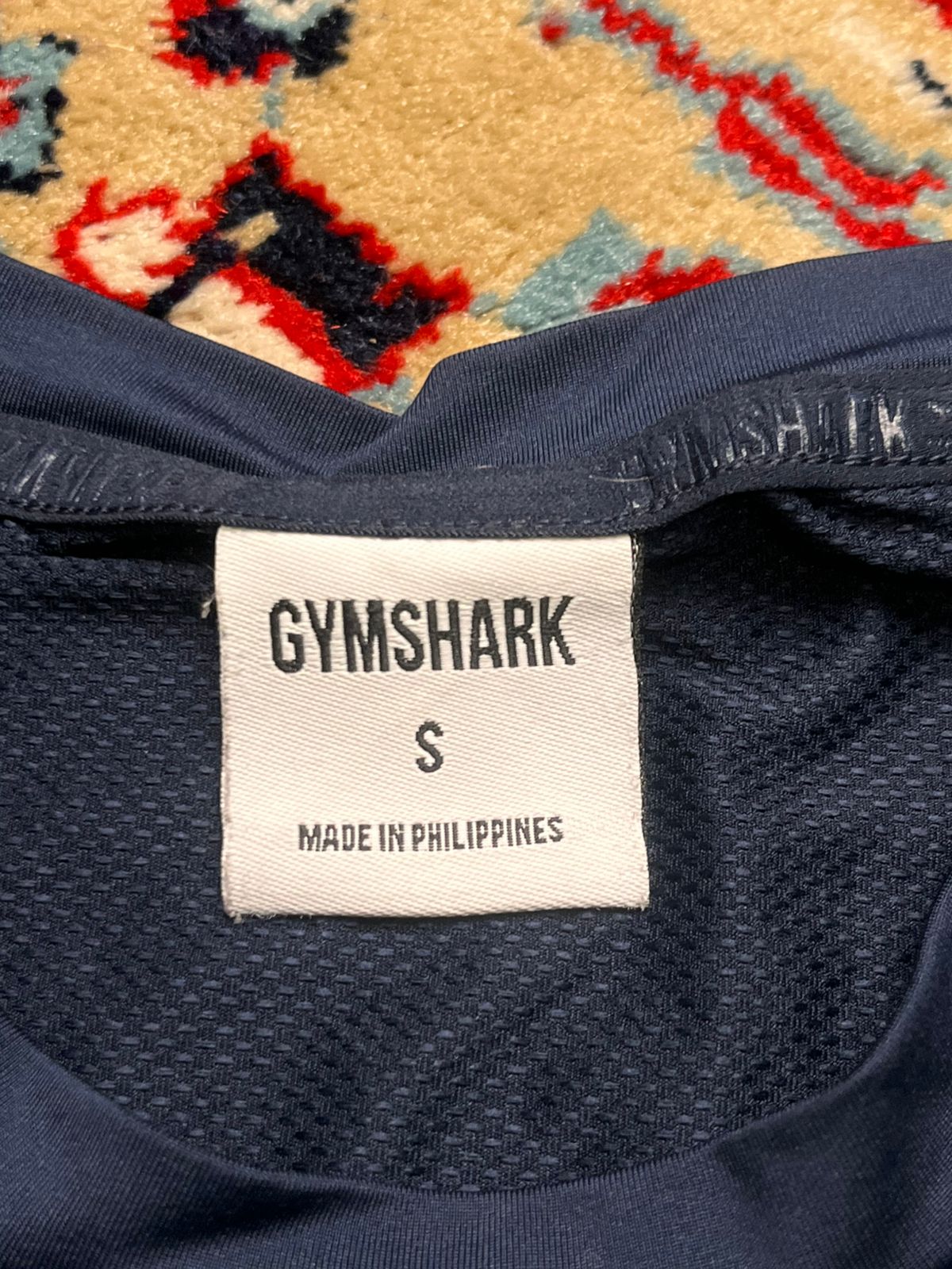 Gymshark Navy Blue Sleeveless Performance Workout Tank TEE