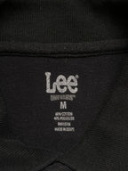 Lee Short Sleeve Pique Black Polo TEE