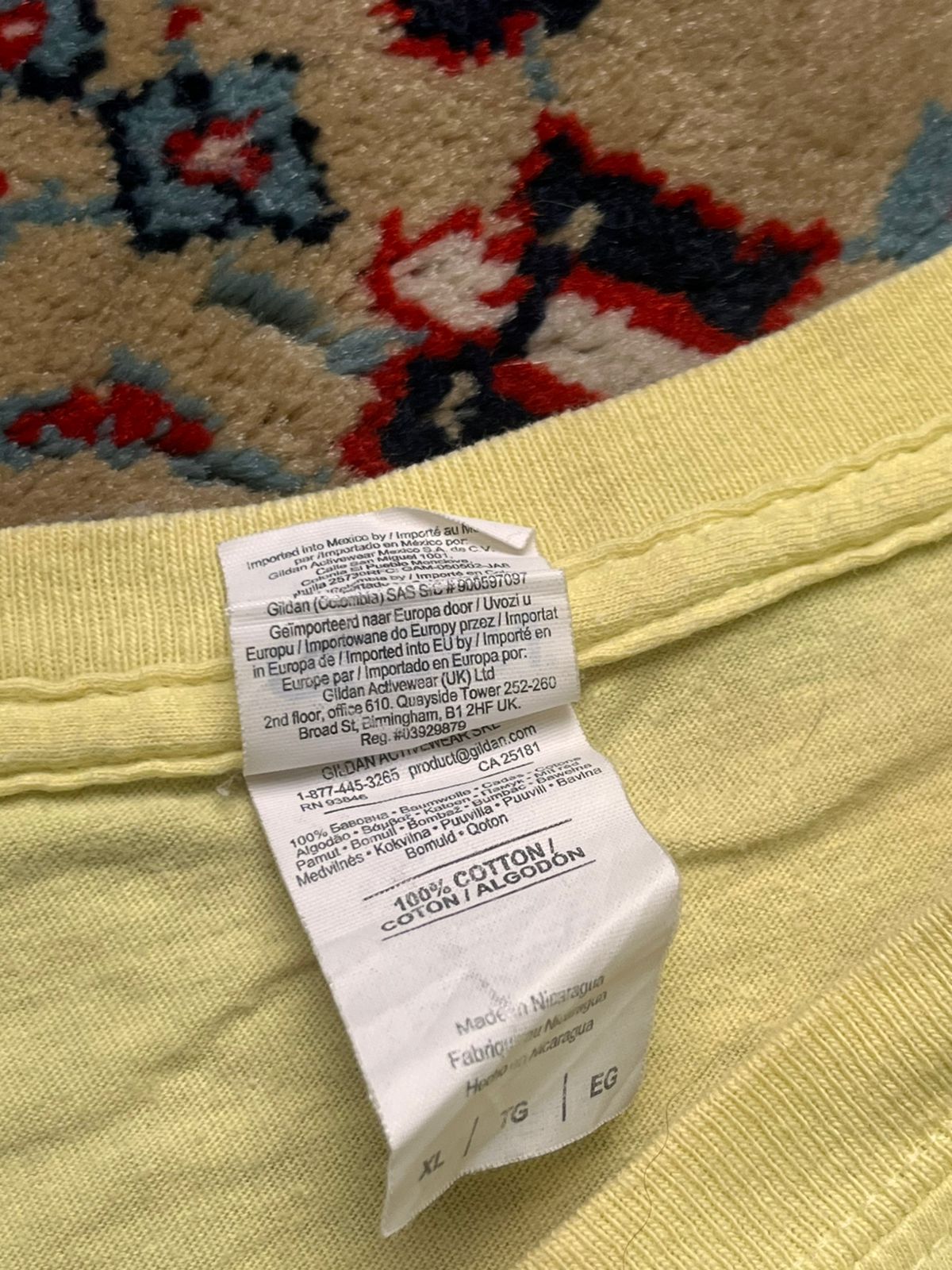 Gildan Softstyle Ring Spun Yellow BNB Shrimp Feast Graphic TEE