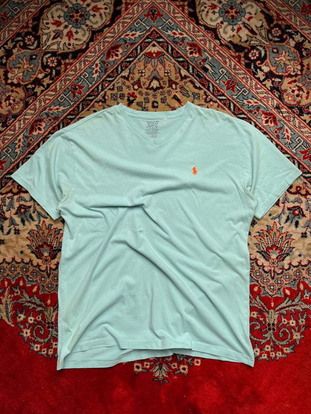 Polo Ralph Lauren Mint Green V-Neck TEE