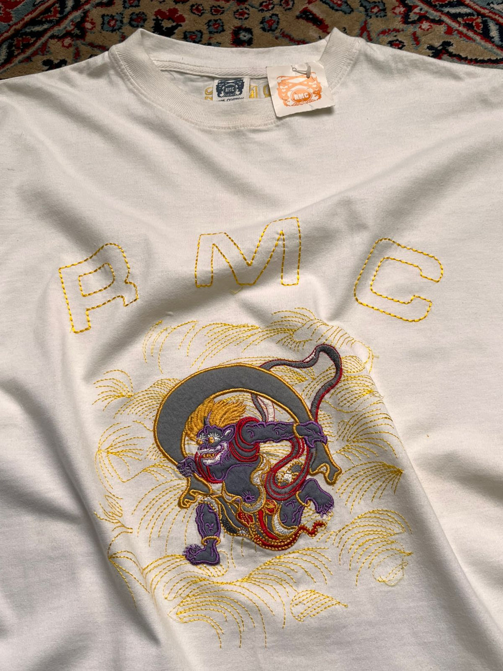 RMC Martin Ksohoh Red Monkey Embroidered Japanese Demon TEE