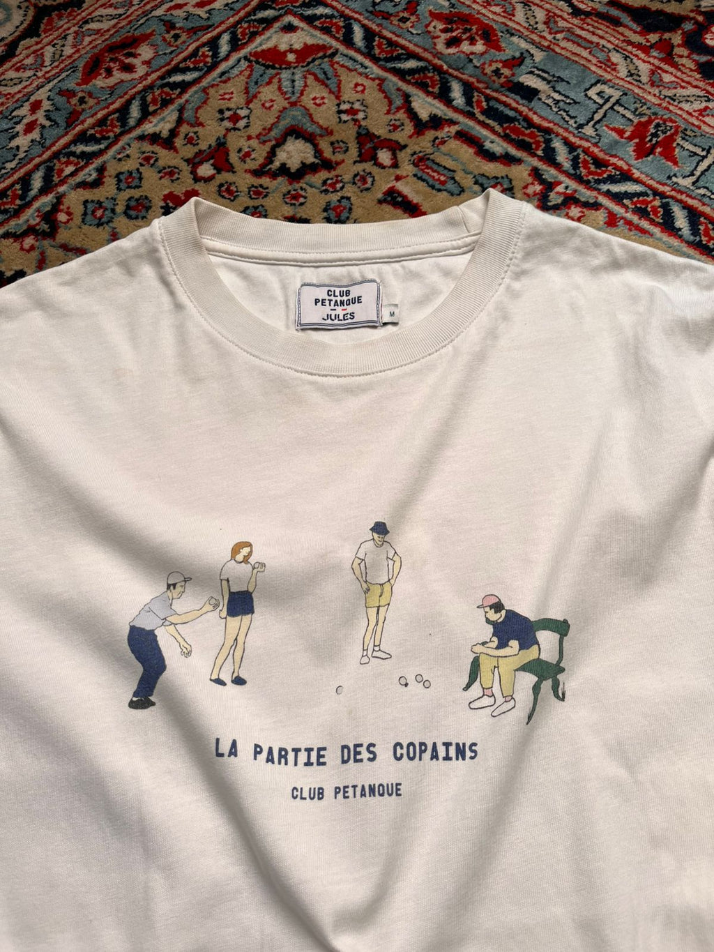 Club Petanque Graphic White TEE