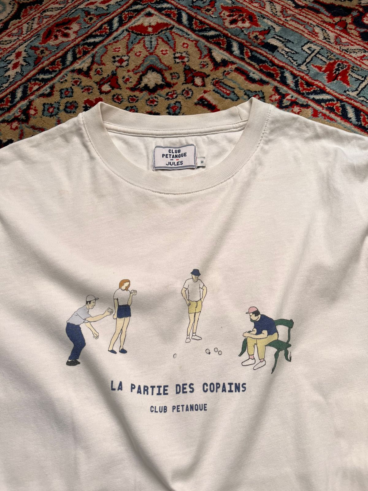 Club Petanque Graphic White TEE