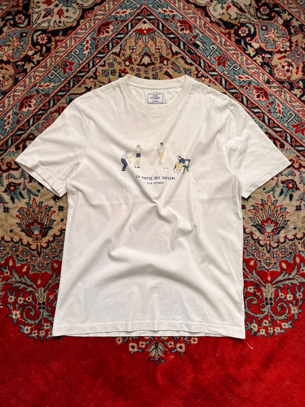 Club Petanque Graphic White TEE