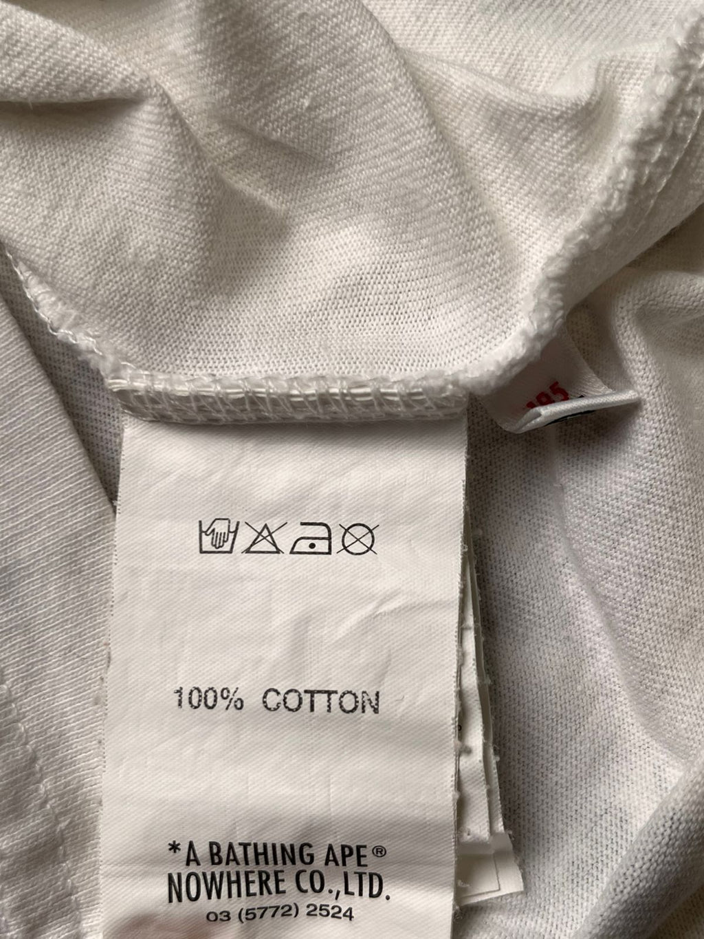 AAPE Universe Crossbones Graphic White TEE