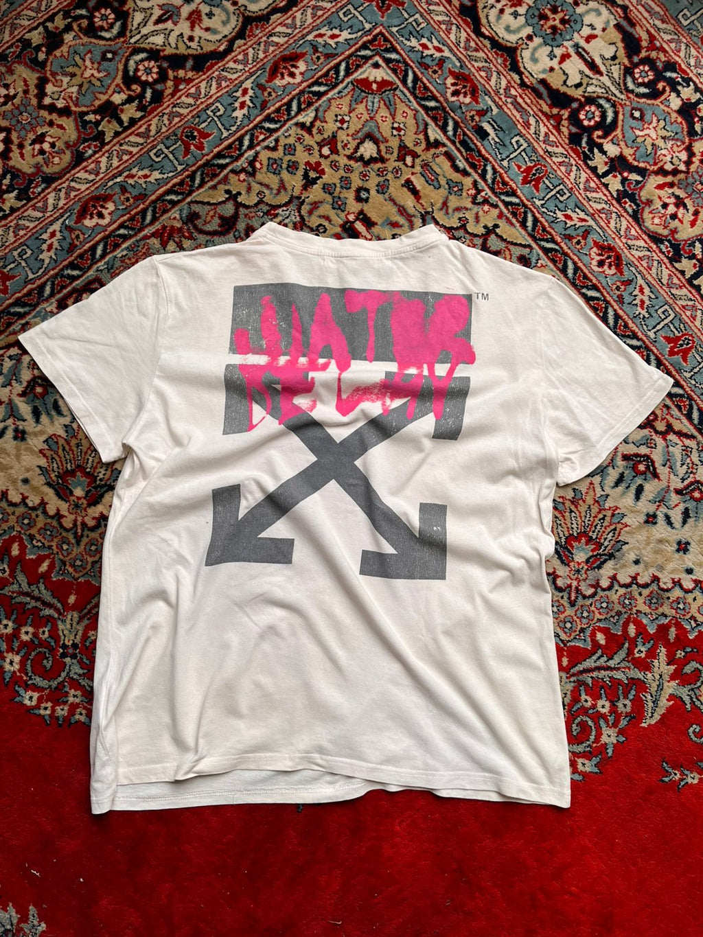 OFF-WHITE c/o VIRGIL ABLOH Water Delay Graphic White TEE