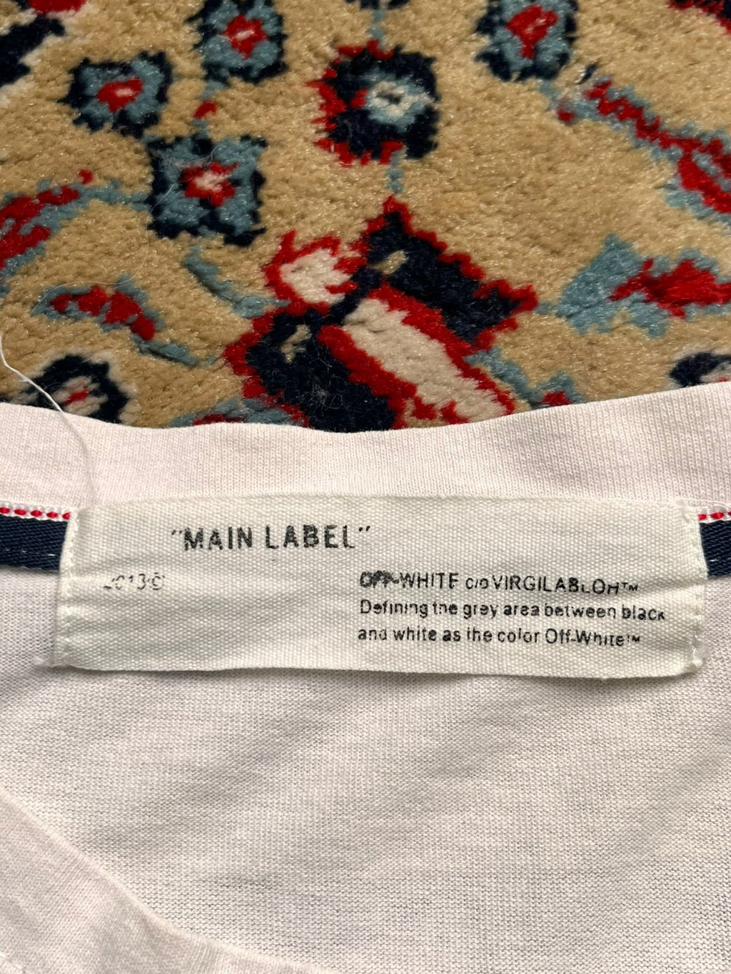 OFF-WHITE c/o VIRGIL ABLOH Water Delay Graphic White TEE