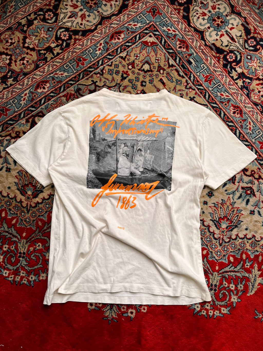 OFF-WHITE c/o VIRGIL ABLOH "Impressionism" Graphic White TEE