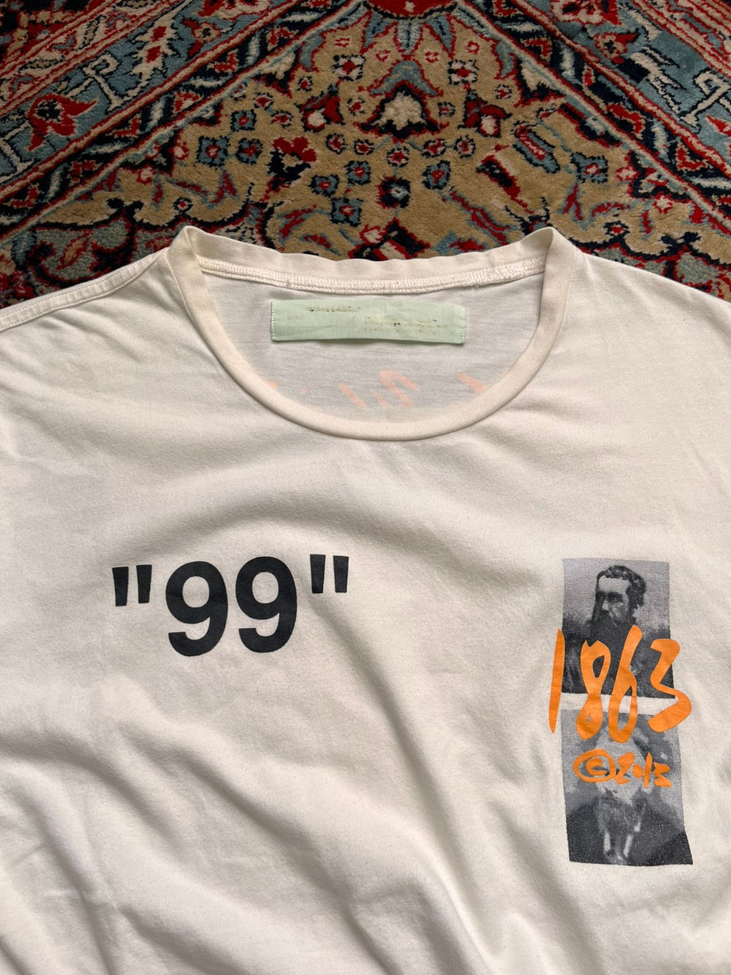 OFF-WHITE c/o VIRGIL ABLOH "Impressionism" Graphic White TEE