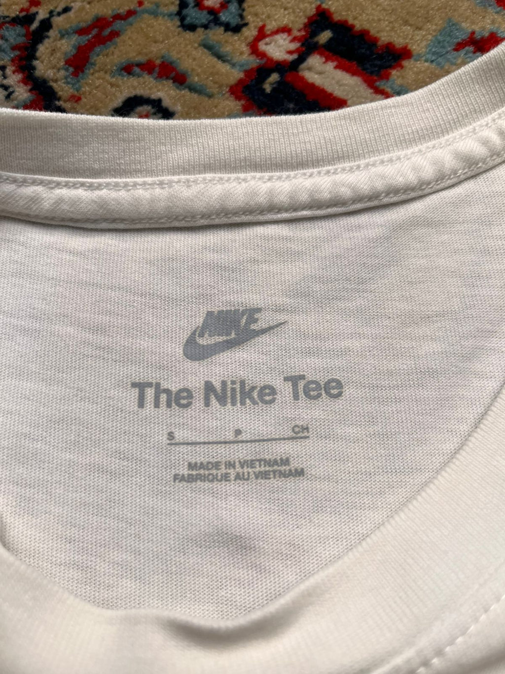 Nike Embroidered Swoosh Logo Cotton TEE
