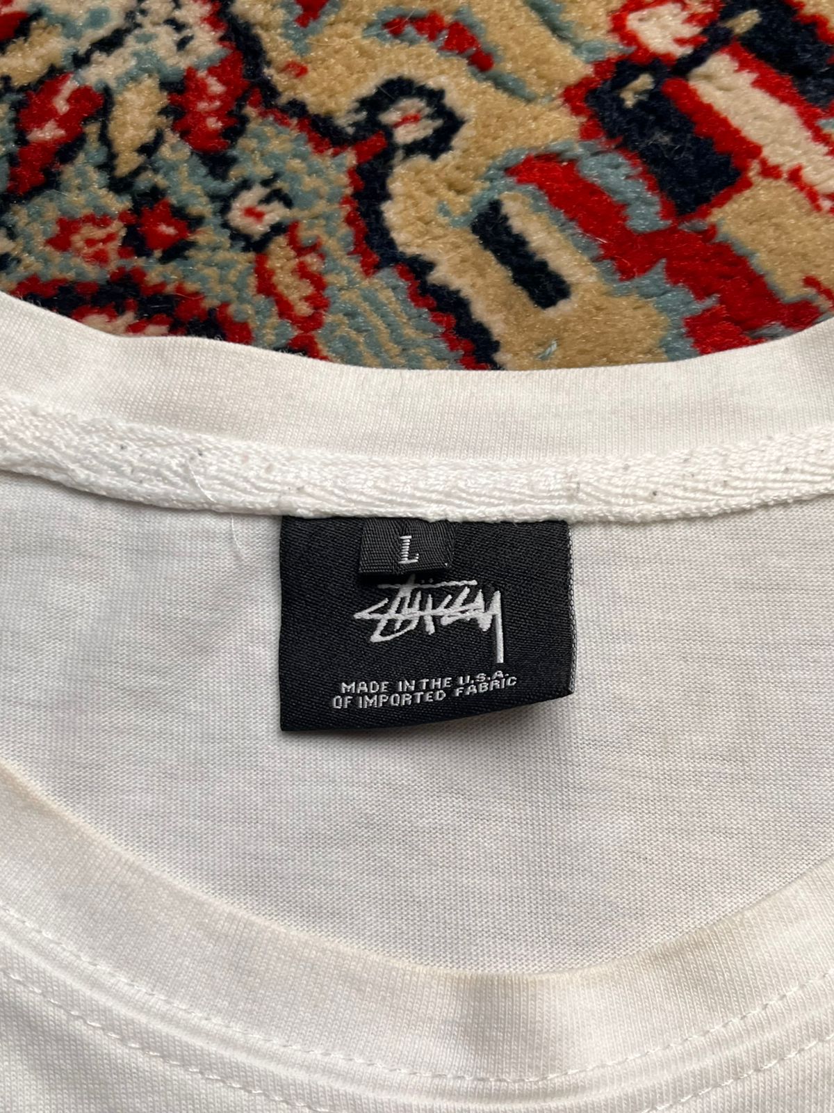 Stussy Embroidered Stock Logo TEE
