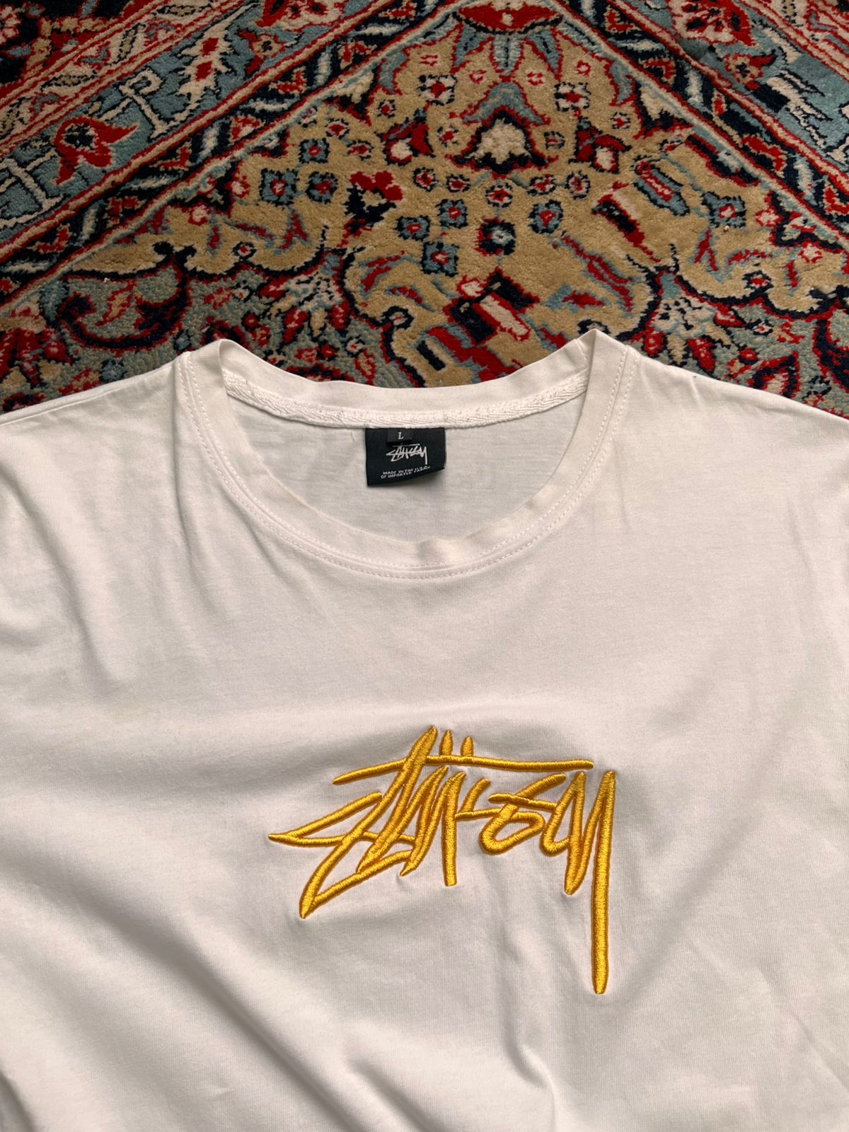 Stussy Embroidered Stock Logo TEE