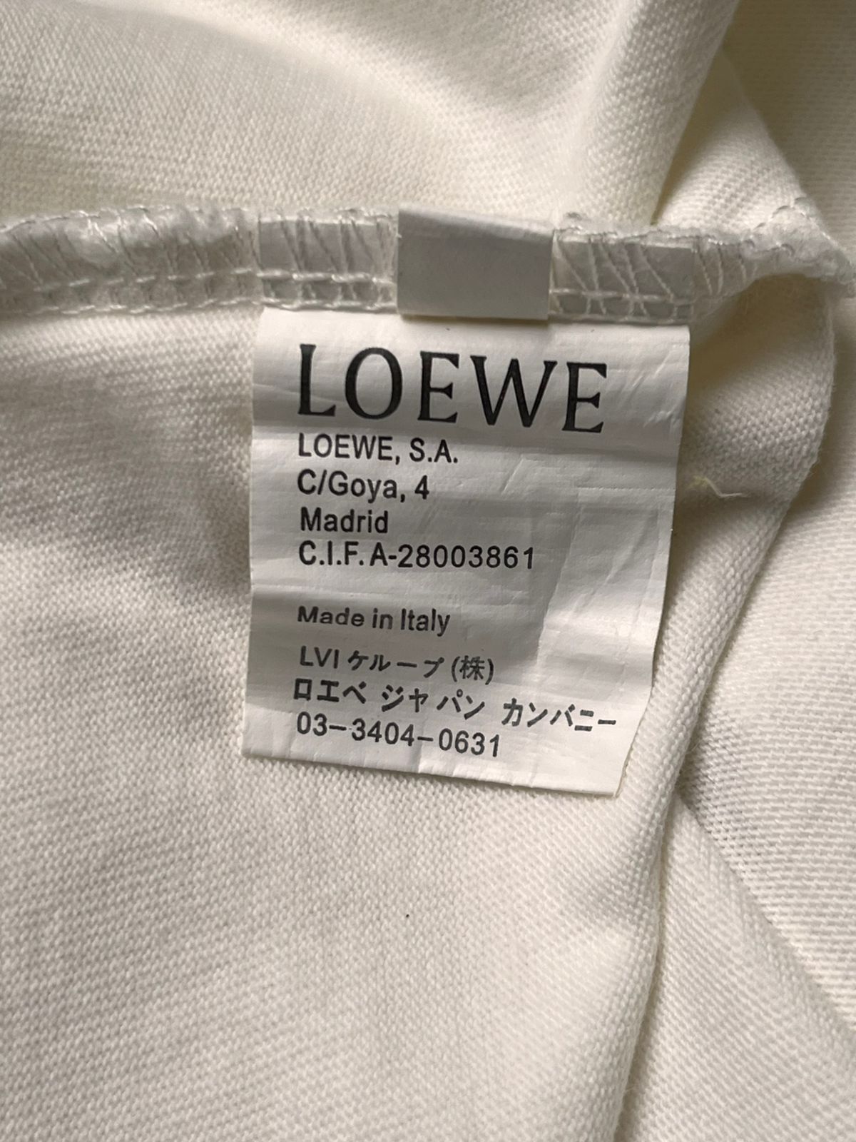 Loewe Graphic White TEE