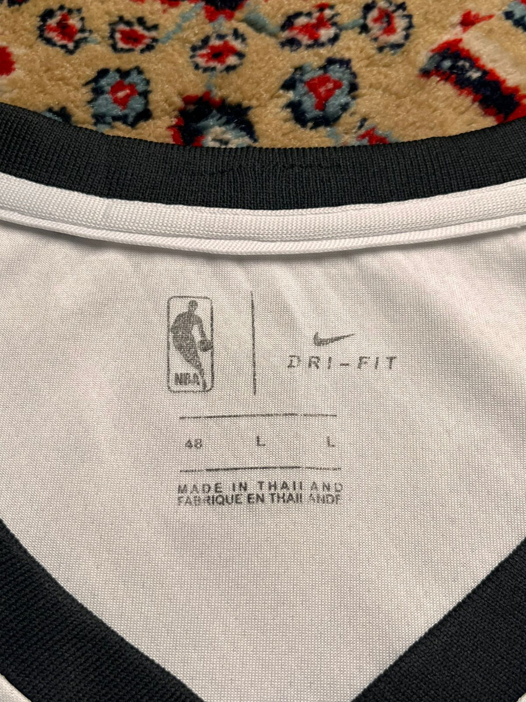 NIKE NBA PAUL GEORGE LA CLIPPERS SWINGMAN JERSEY WHITE TEE