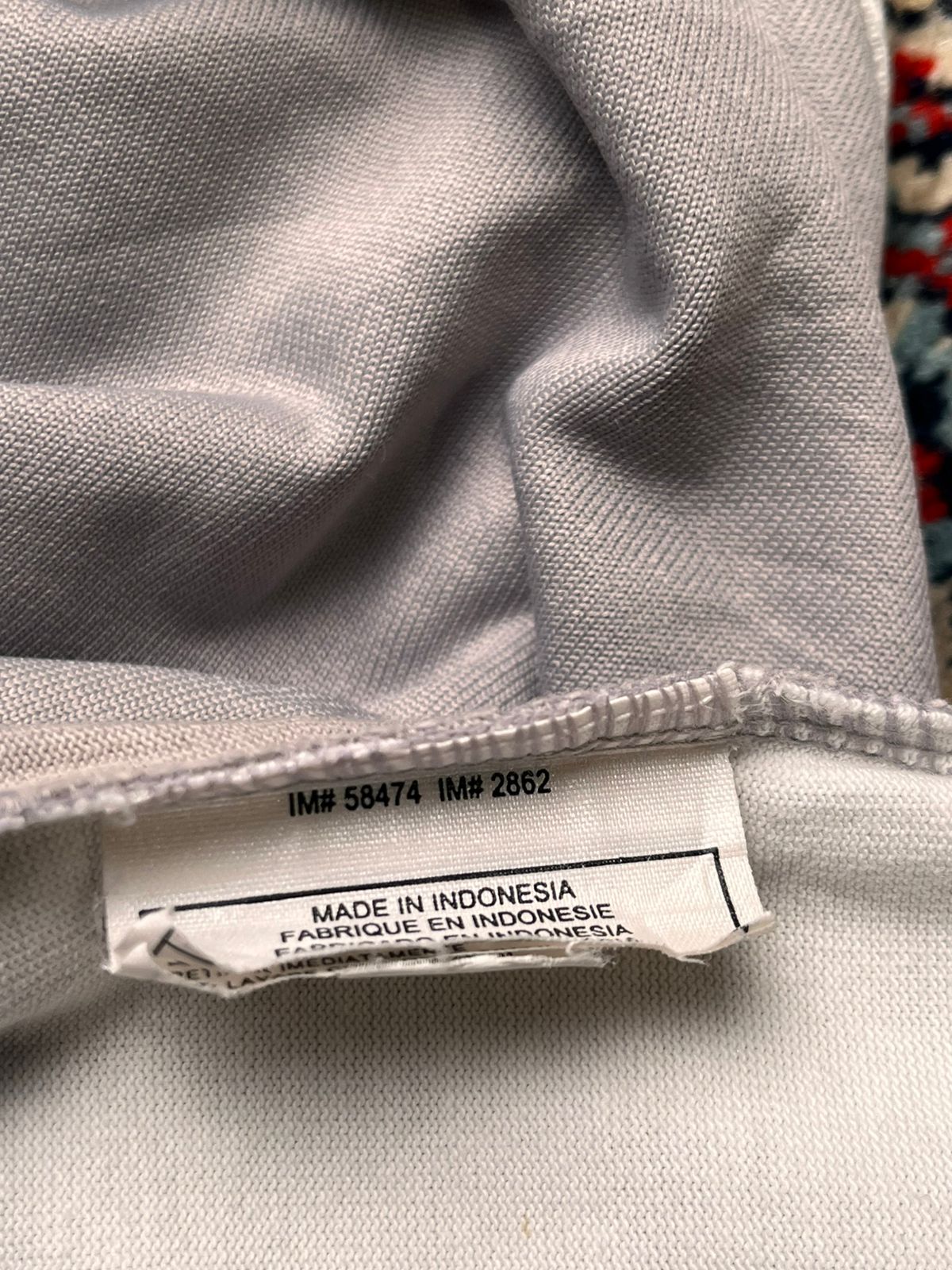 VINTAGE NIKE COLORBLOCK GREY WHITE TEE