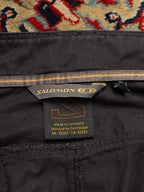 Salomon Hiking Jet Black Straight FIT Tech Pants