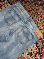 Rica Lewis RL70 Relaxed-Straight Fit Light Wash JEANS - 36