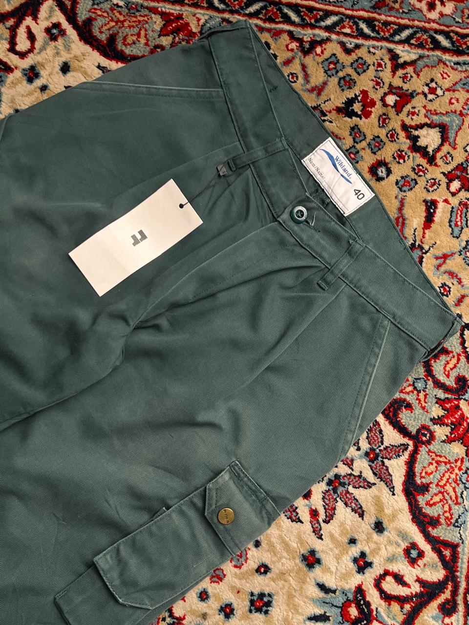 Vintage Wikland Utility  Green Canvas Tactical Workwear Cargo Pants - 28